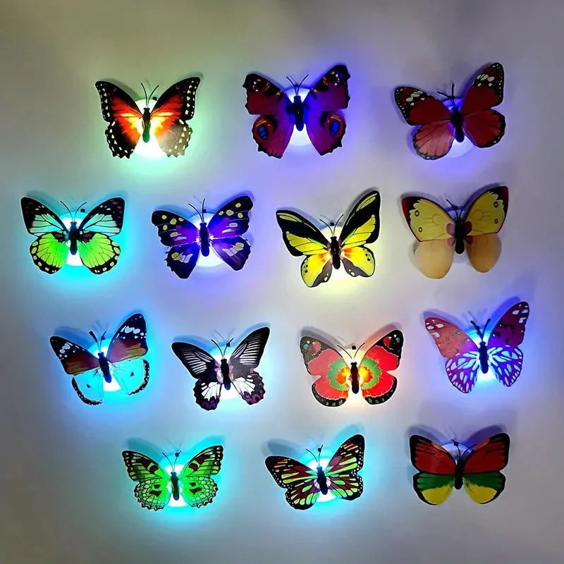 6 LED Butterfly Night LampsAshiyana Shopping Mall