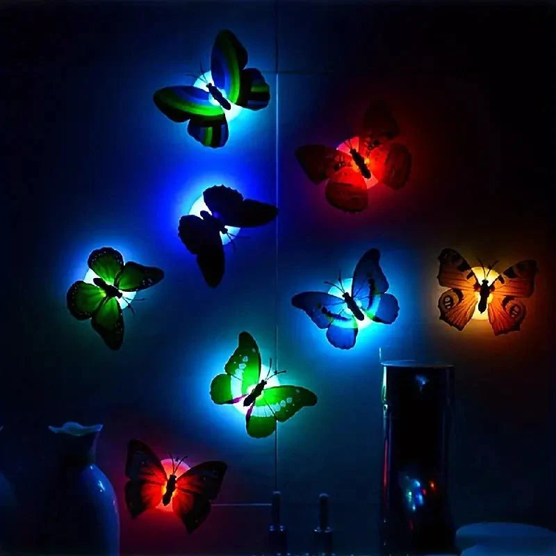 6 LED Butterfly Night LampsAshiyana Shopping Mall