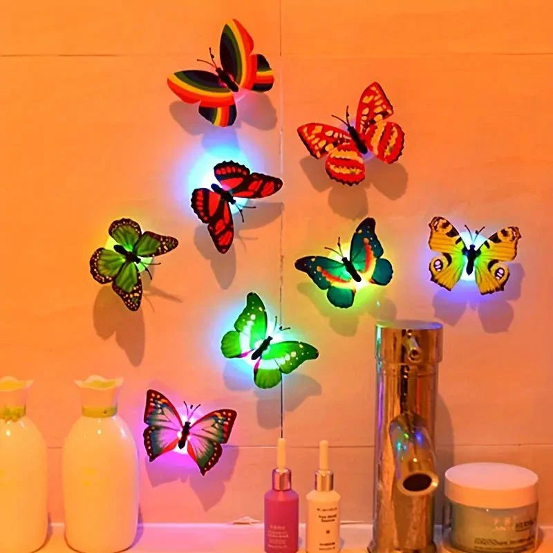 6 LED Butterfly Night LampsAshiyana Shopping Mall