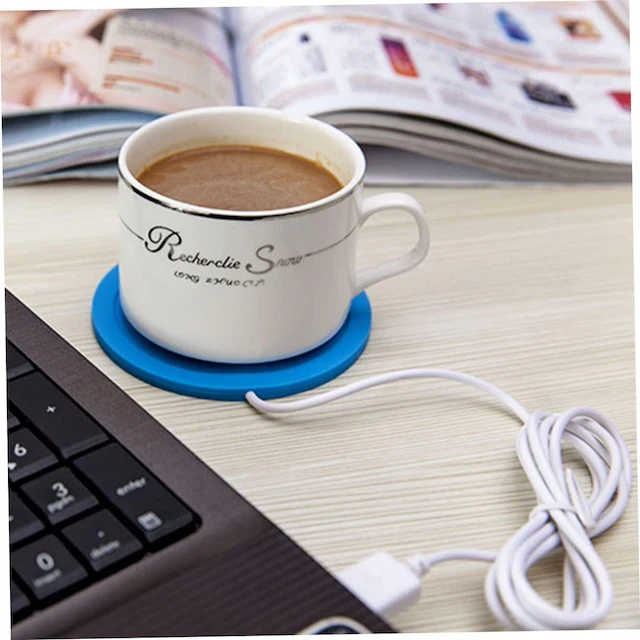 5V USB Cute Silicone Heat Warmer Heater Milk Tea Coffee Mug Hot Drinks Beverage Cup