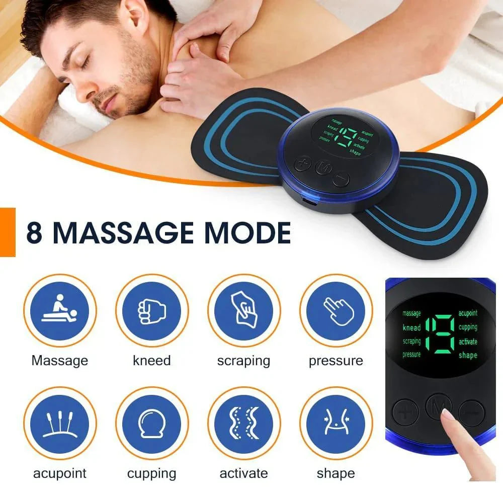 EMS Butterfly Portable Neck MassagerAshiyana Shopping Mall