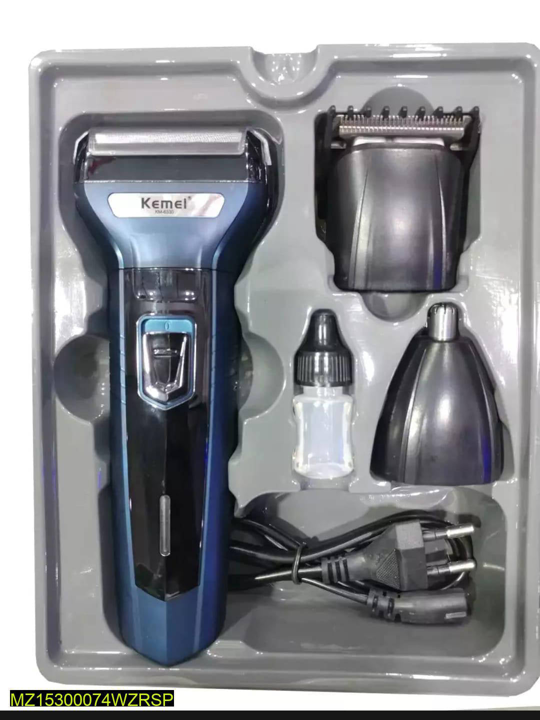 KEMEI 3 In 1 Rechargeable Electric Men,s ShaverAshiyana Shopping Mall